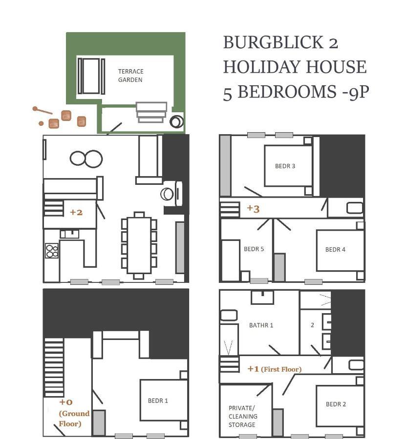 Holiday House Burgblick2 With Garden - Vosproperties مونشاو المظهر الخارجي الصورة